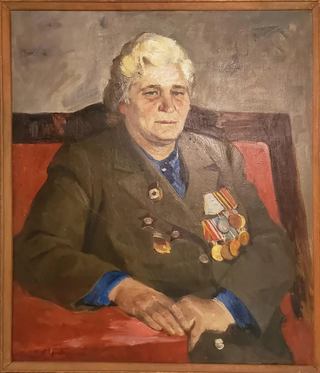 «Портрет Зубковой Полины Филипповны. Ветерана ВОВ, разведчица»