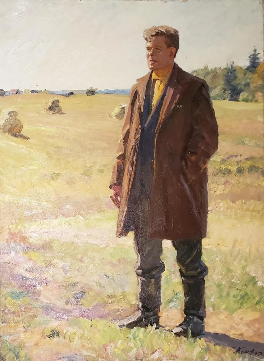 «Портрет директора совхоза «Б. Замошье», Петрова А.М.»