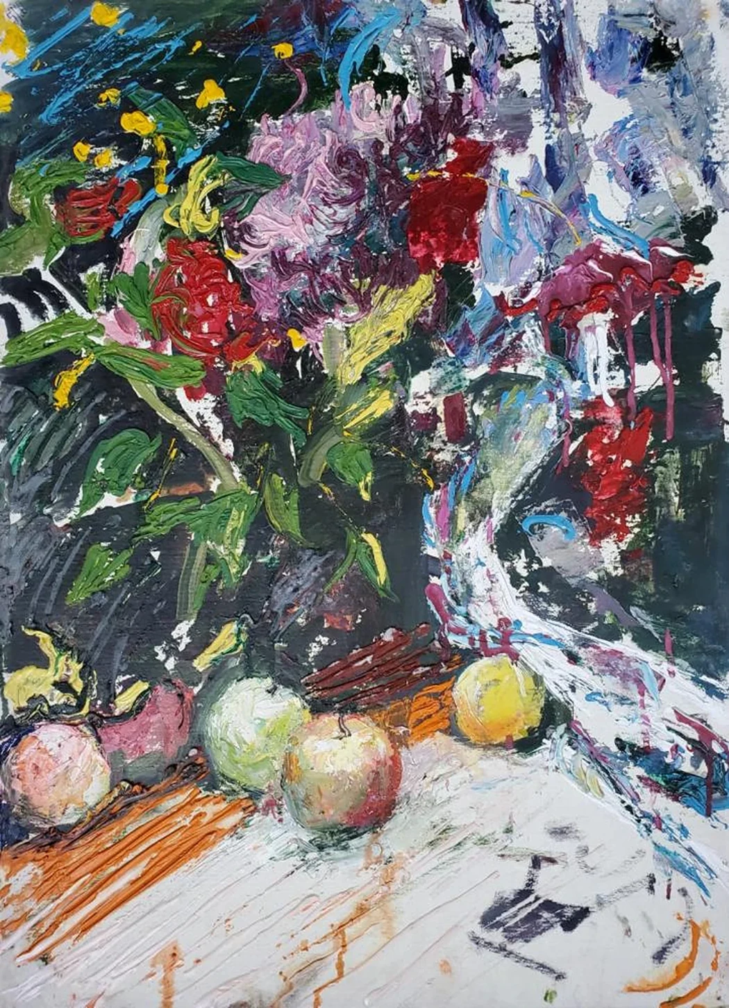 «Натюрморт с яблоками», Коровяков Александр Петрович, художник, купить картину, купить, работы 