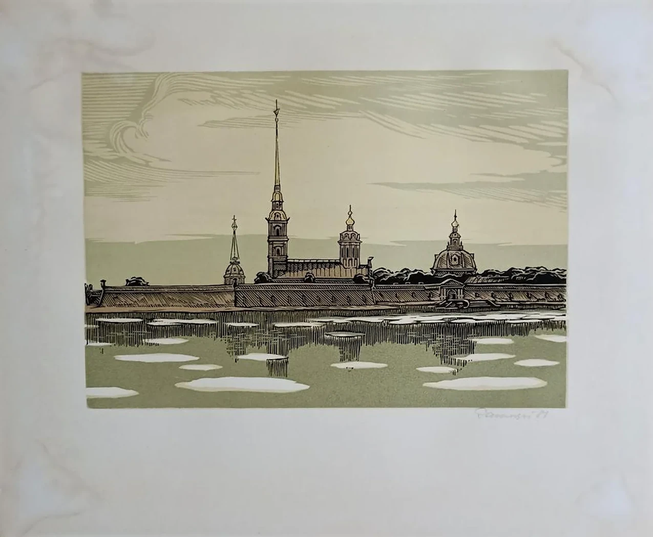 «Петропавловская крепость», Ракицкий Борис Романович, художник, купить картину