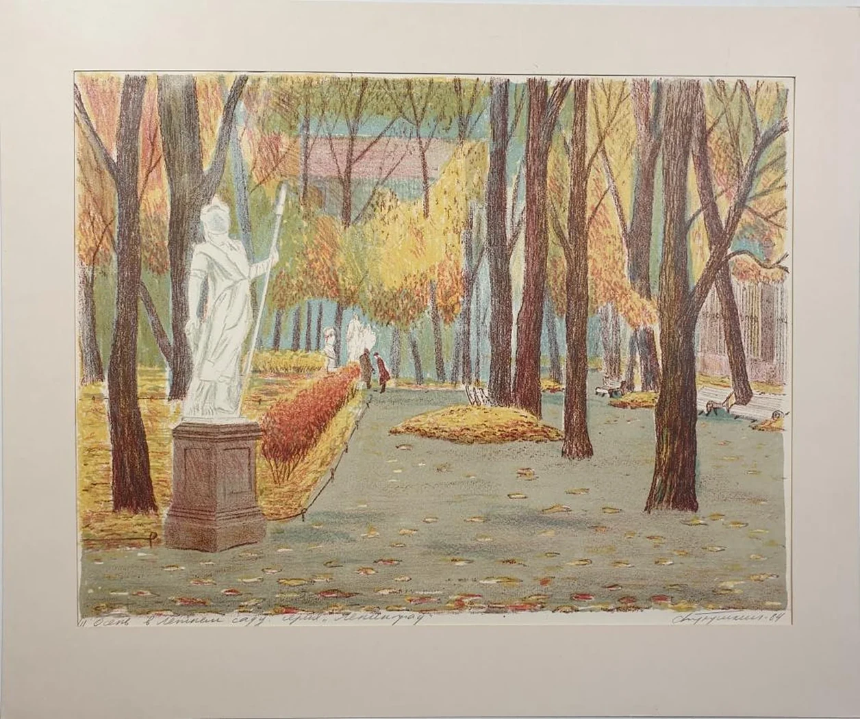«Осень в Летнем саду», Кукушкин О.Г., купить картину