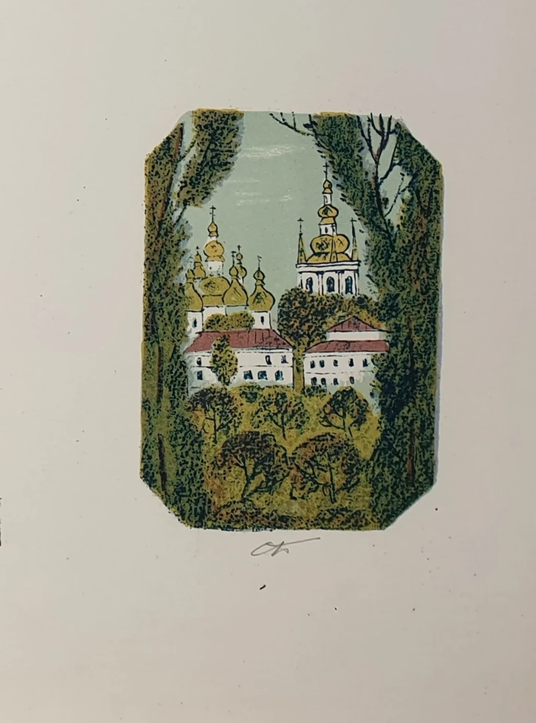 «Соборы», Кукушкин Олег Геннадьевич, художник, купить картину, купить, работы, живопись, галерея ОПХ, аукцион