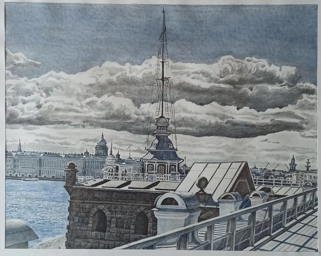 «На крыше Петропавловки»