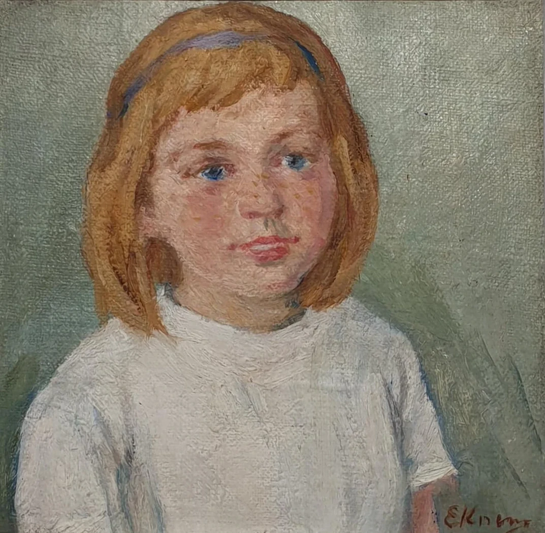 «Веснушка», Костенко Елена Михайловна, художник, купить картину, купить, работы, аукцион, живопись, галерея ОПХ, Bidspirit, бидспирит, магазин, портрет