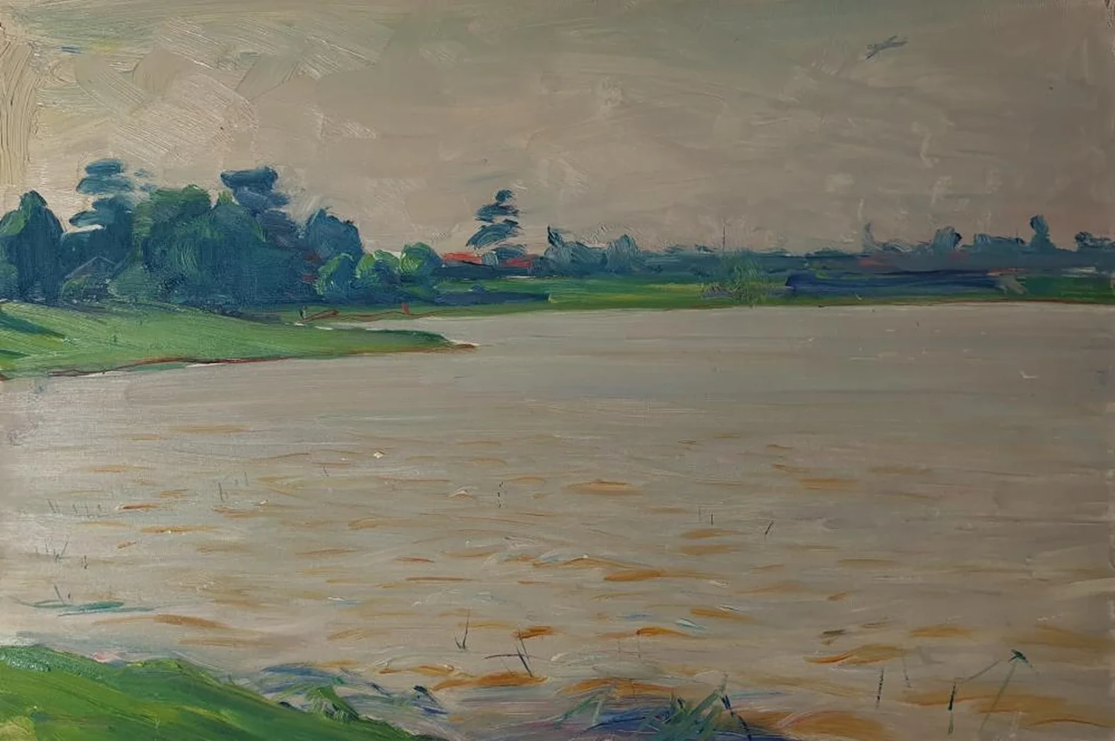 «Озеро», Н.Х., художник, купить картину, купить, работы, аукцион, живопись, галерея ОПХ, Bidspirit, бидспирит, магазин