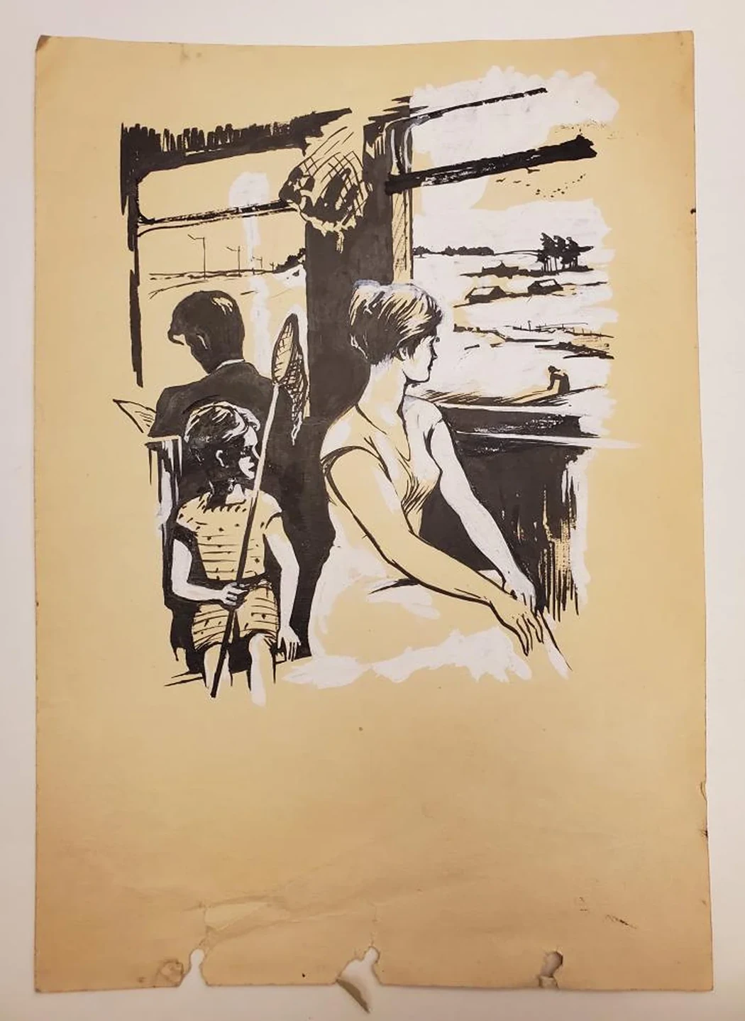 «В электричке»