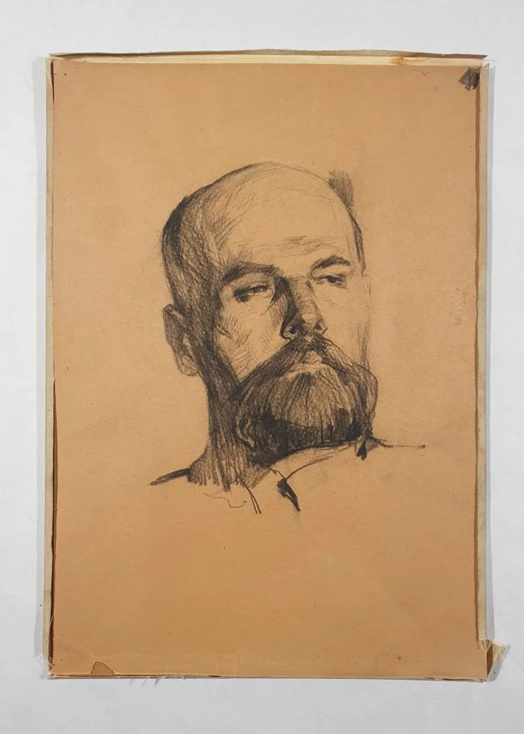 «Портрет», Н.Х., художник, купить картину, купить, работы, аукцион, графика, галерея ОПХ, Bidspirit, бидспирит, магазин