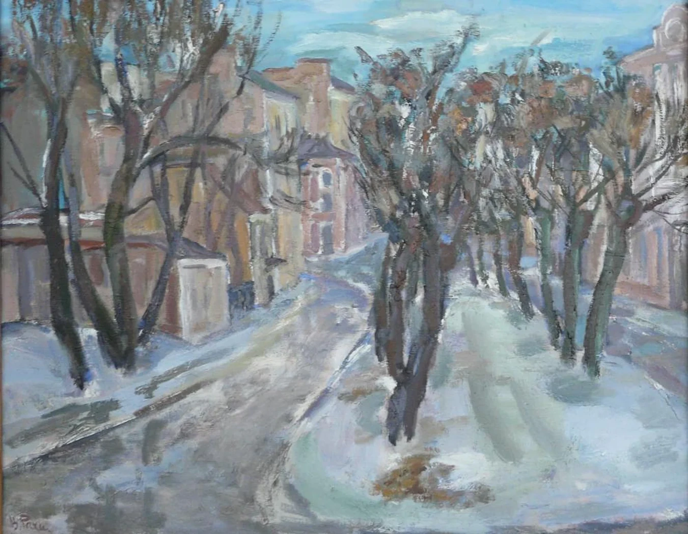 «Бульвар зимой»