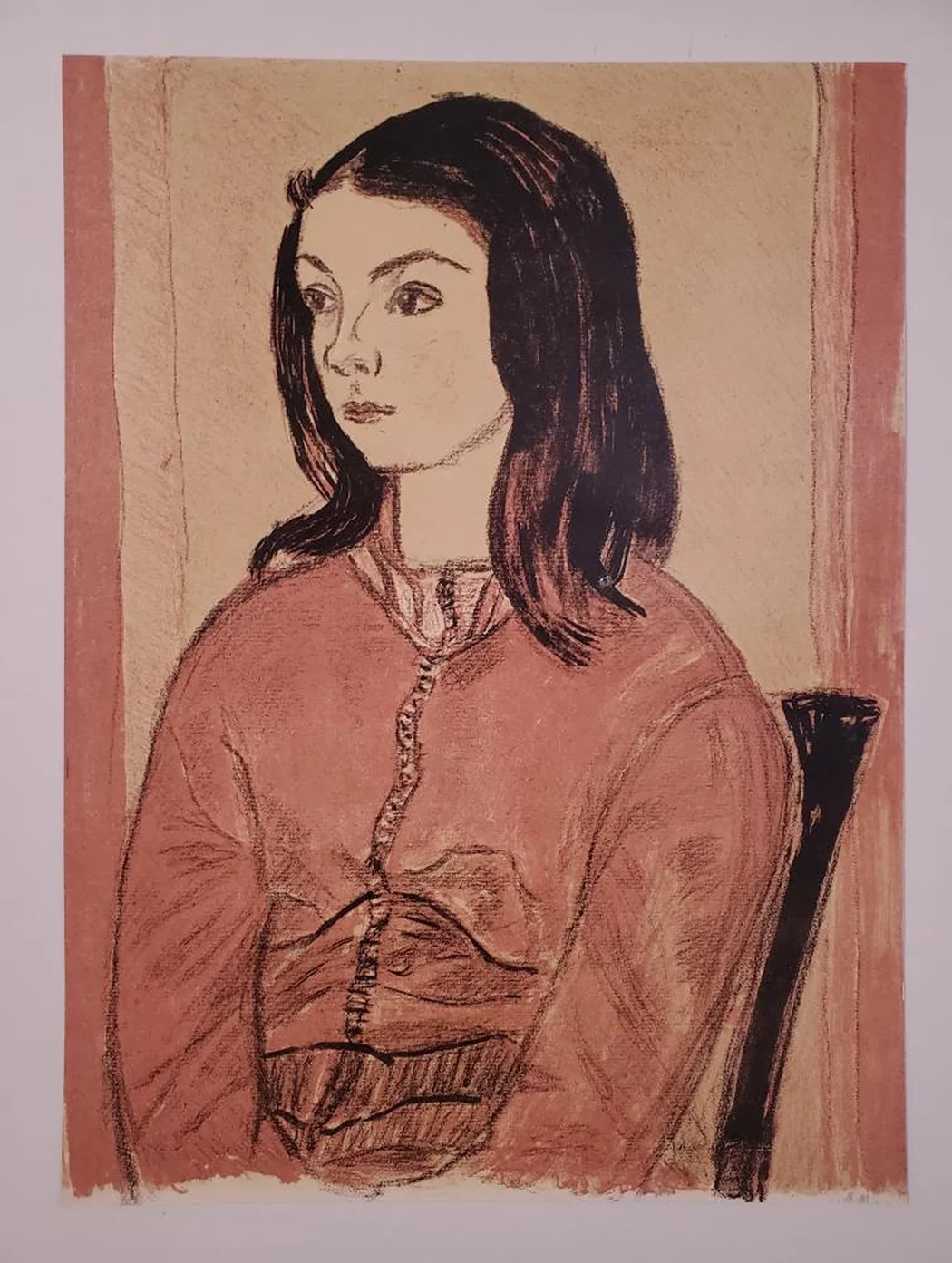 «Портрет девушки», Айзенштадт Елизавета Ефимовна, художник, купить картину
