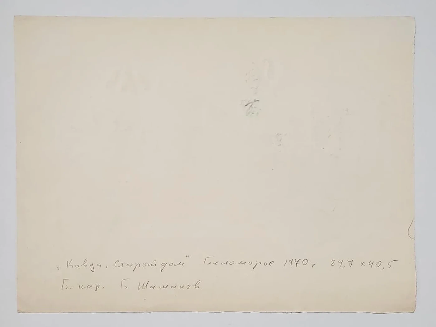 «Старый дом. Беломорье», Шаманов Б.И., художник, купить картину 