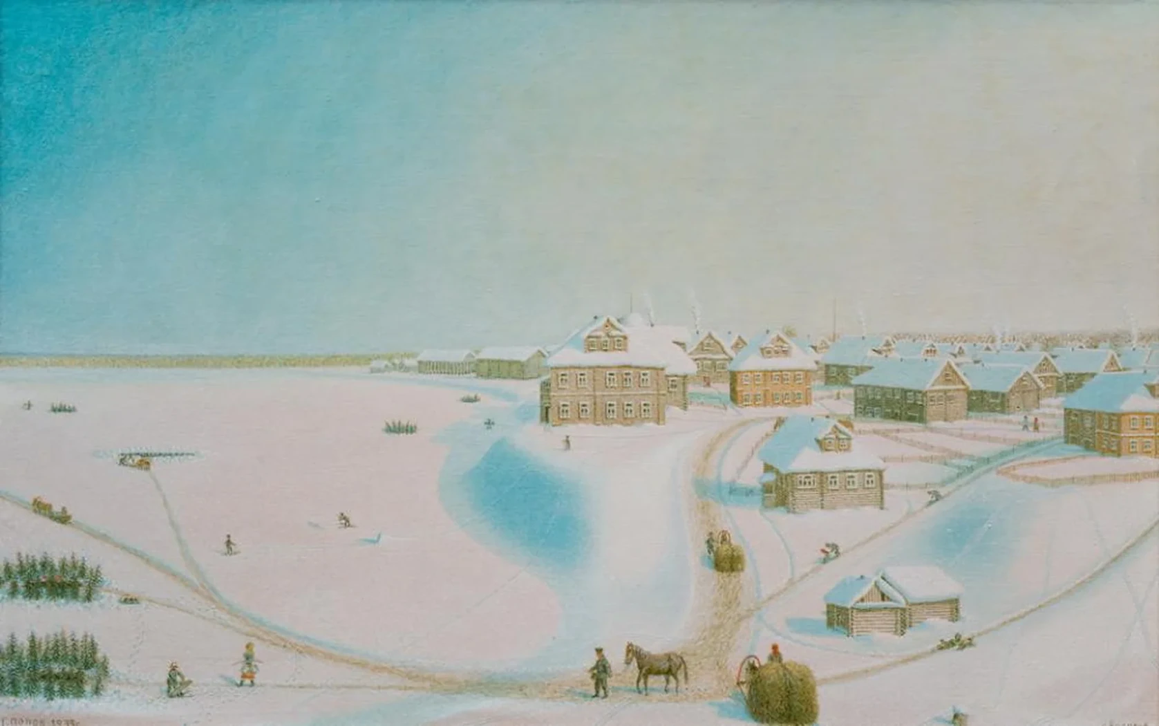 «Зима в красном.»