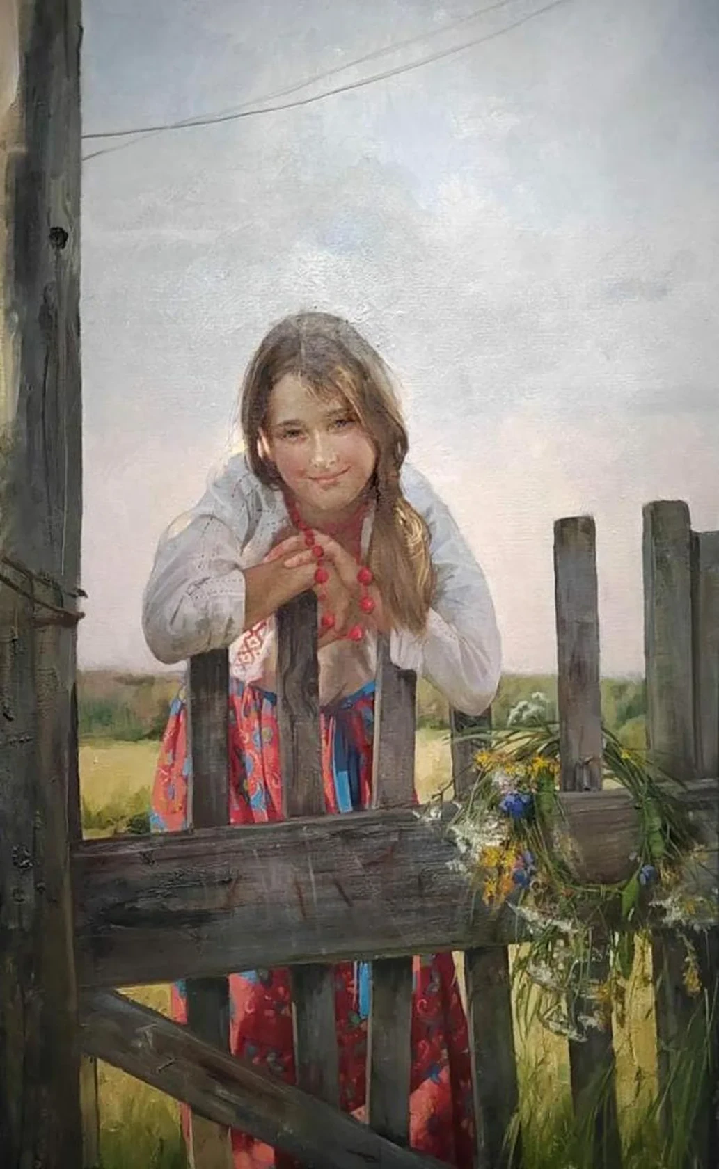 «У калитки»