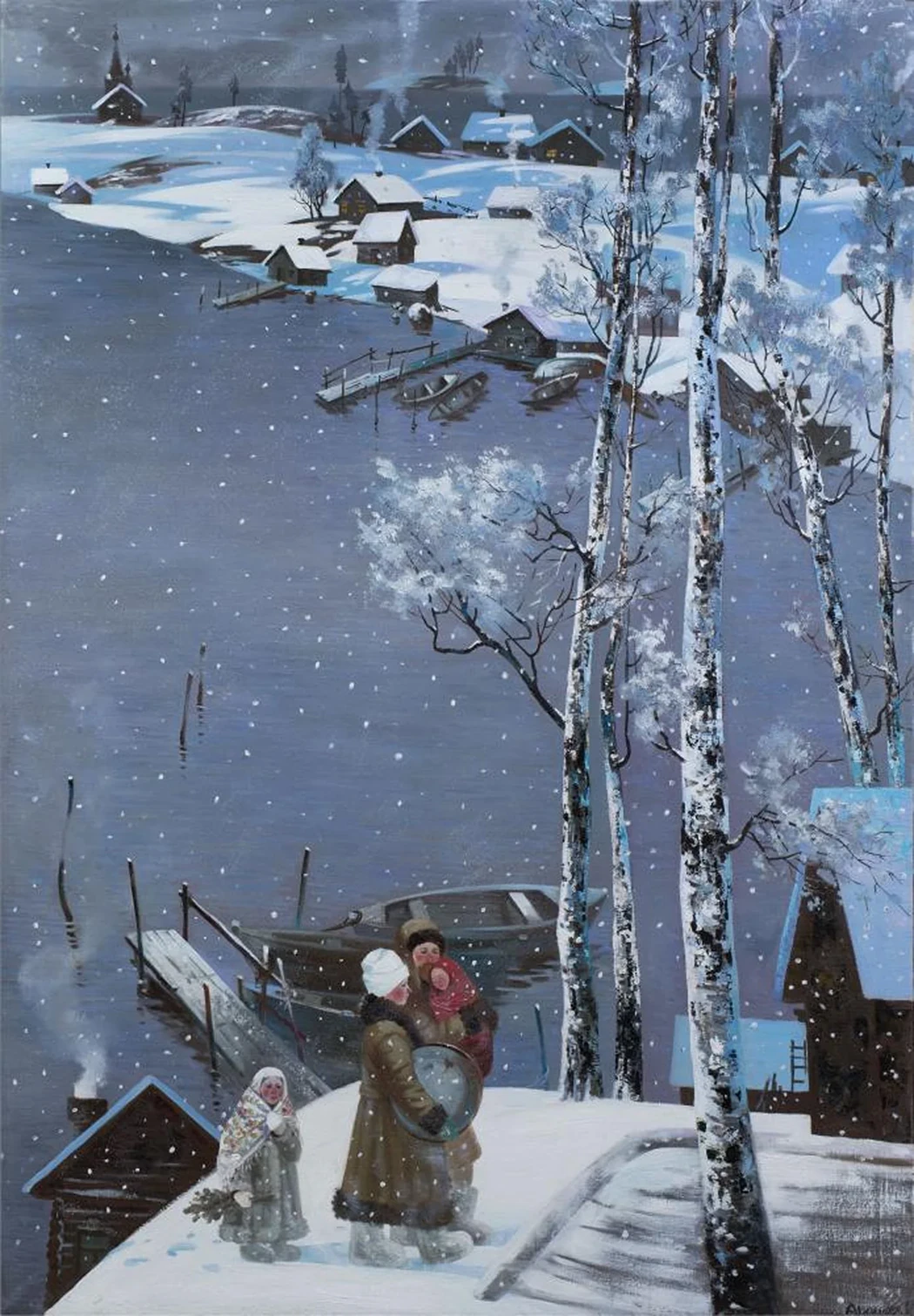 «Банный день», Архипова Оксана Владимировна, художник, купить картину