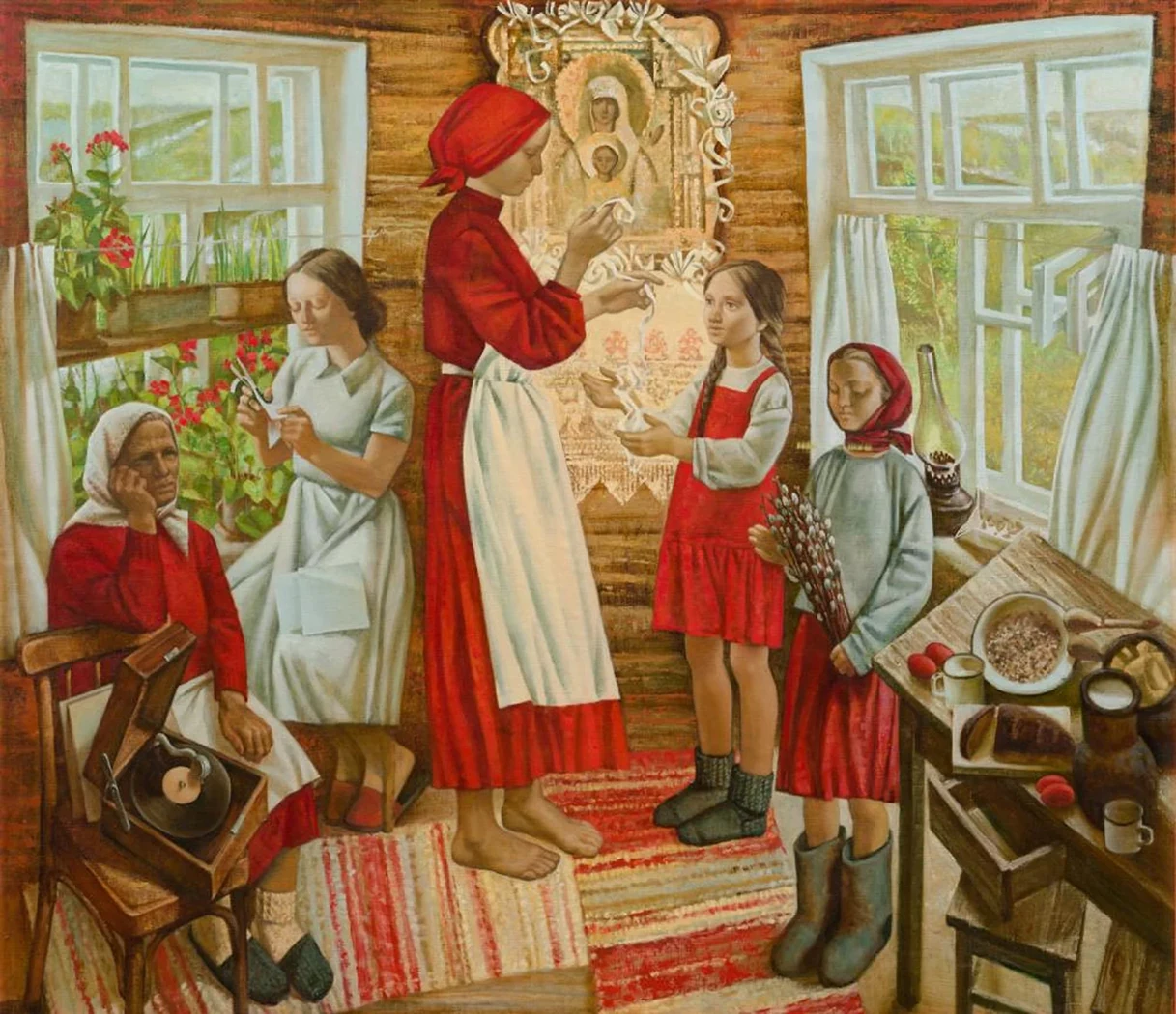 «Воскресенье», Яшина Мария Олеговна, художник, купить картину, купить, работы, живопись, галерея ОПХ, выставка