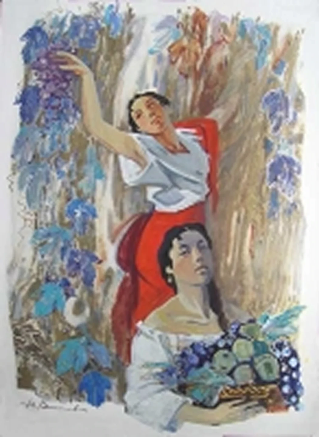 «В винограднике»