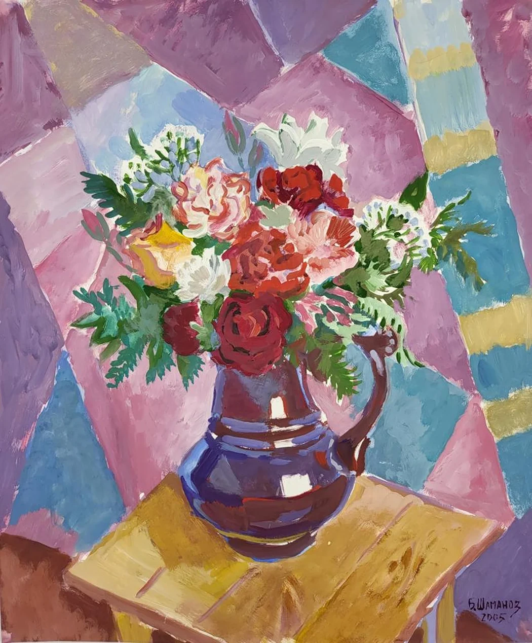 «Декоративный букет», Шаманов Б.И., художник, купить картину