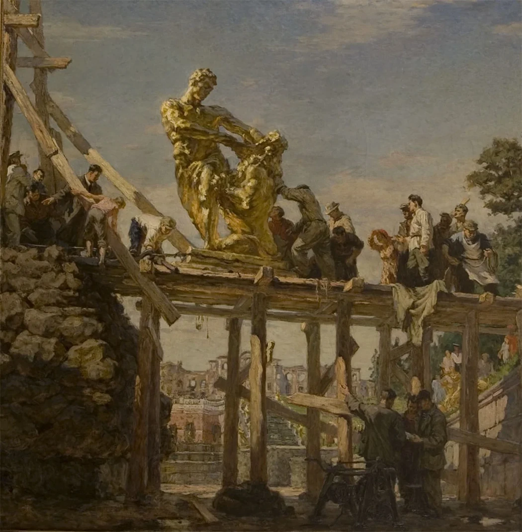 «Восстановление фонтана «Самсон» в Петродворце», Зеленская Г.А.