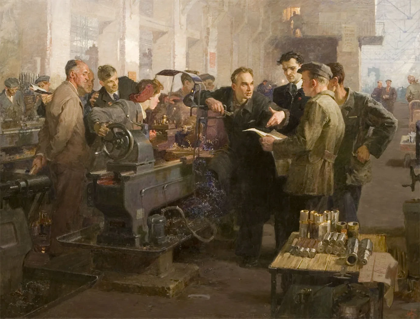 «Обмен стахановским опытом», Левитин А.П.