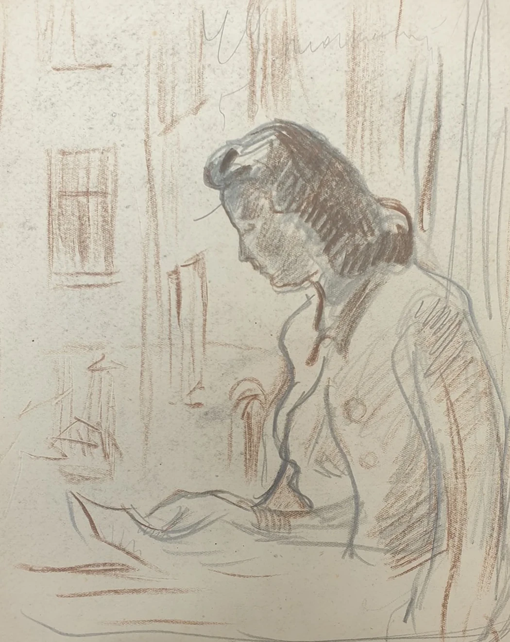 lot 155. «Портрет, пейзаж»
