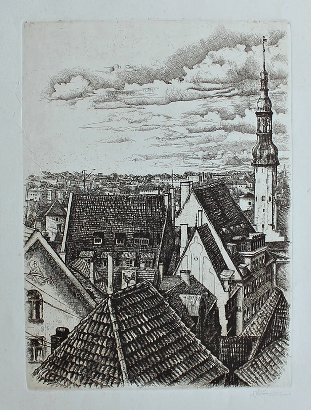 lot 203. «Крыши Таллина»
