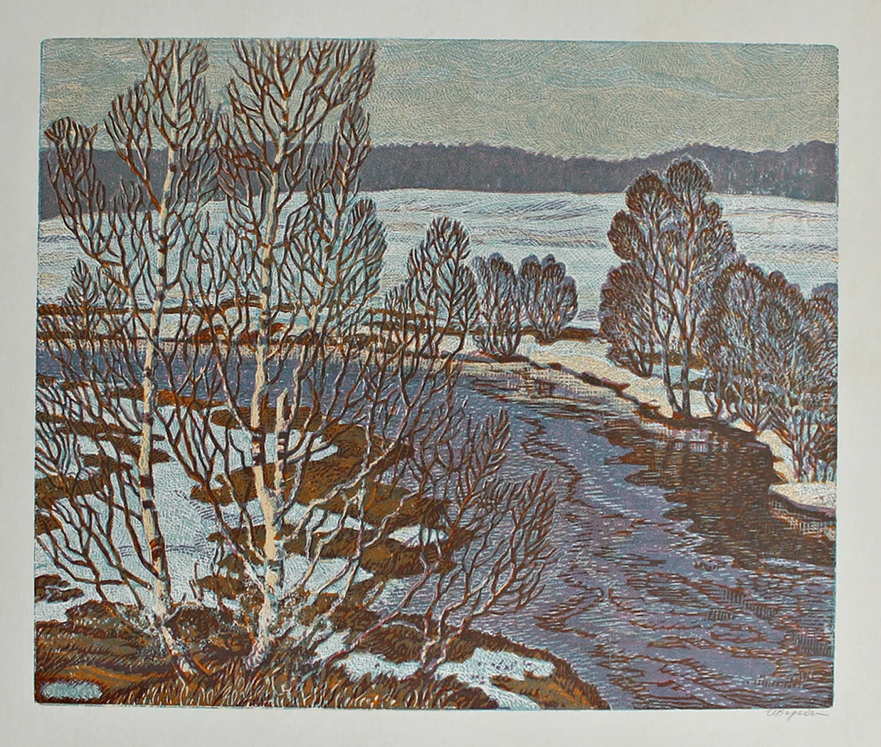 lot 205. «Весна в Подмосковье»