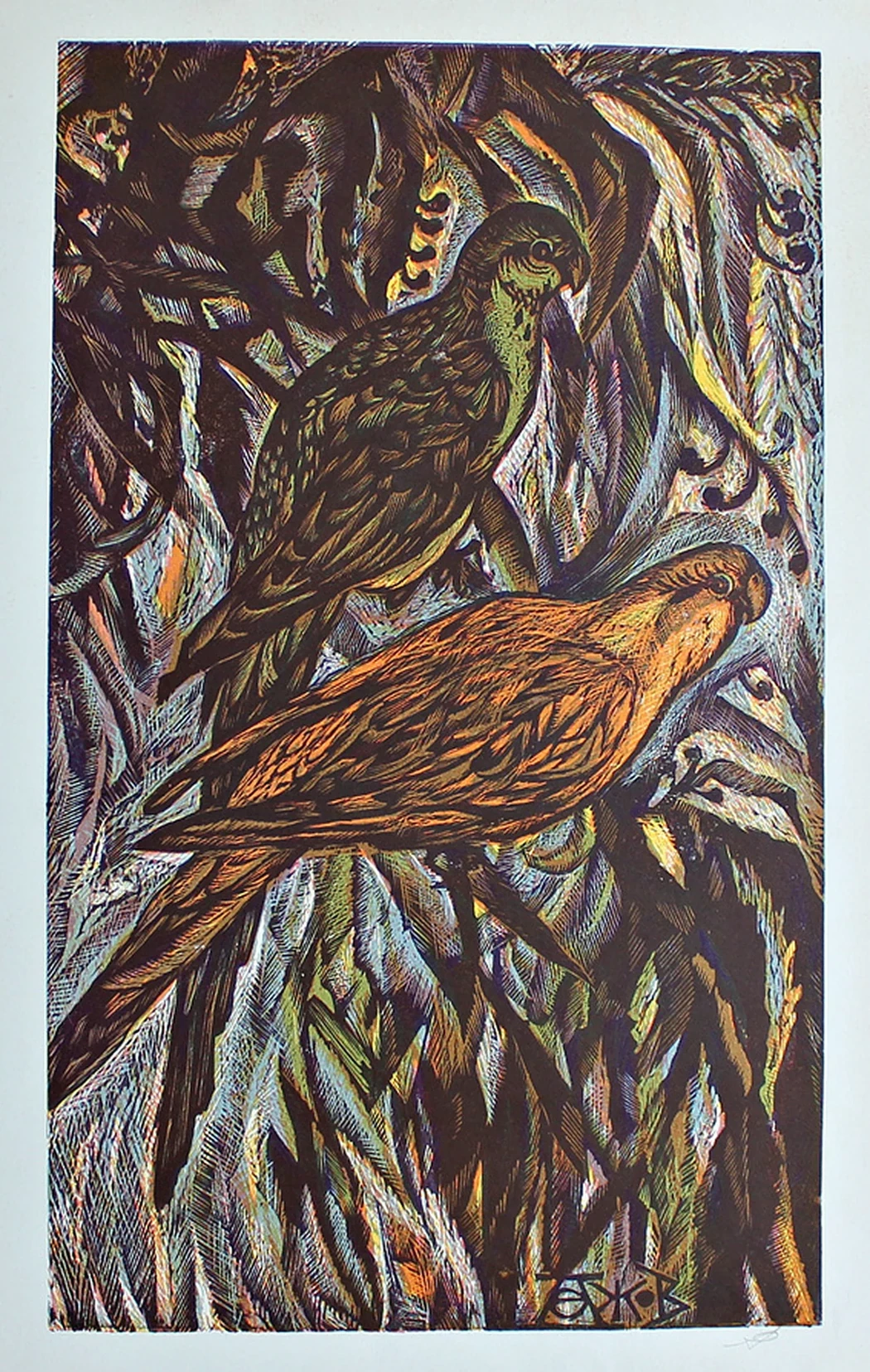lot 211. «Попугаи»