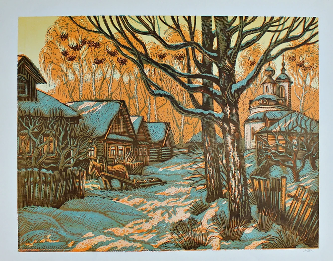 lot 213. «Зимний вечер»