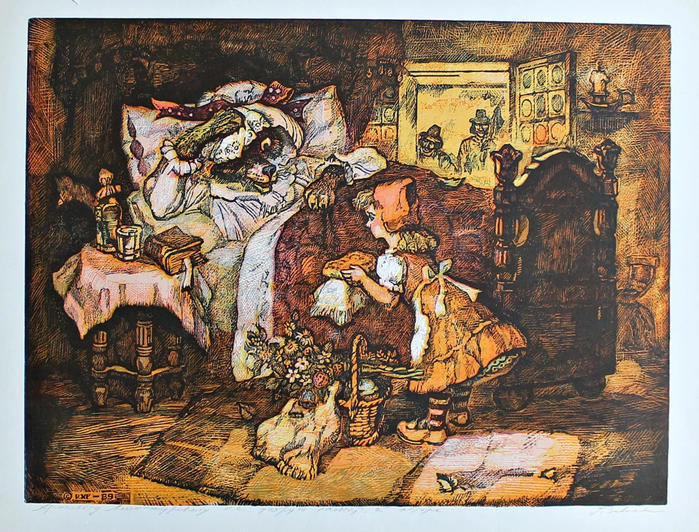 lot 214. «Красная шапочка и серый волк»