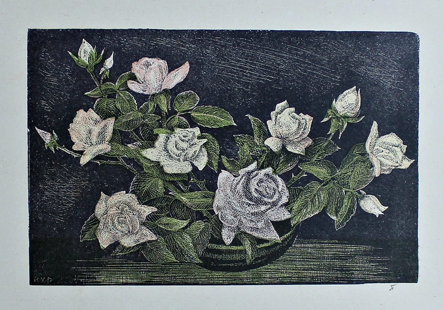 lot 229. «Белые розы»