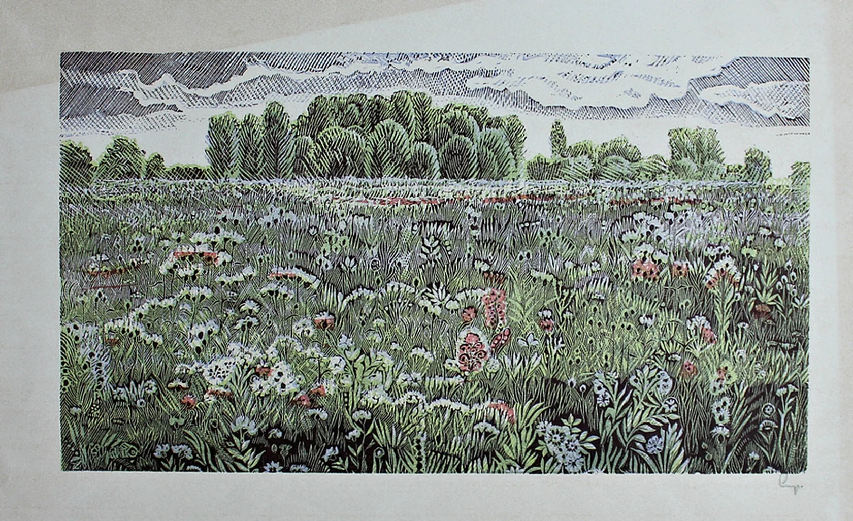 lot 236. «Цветущий луг»