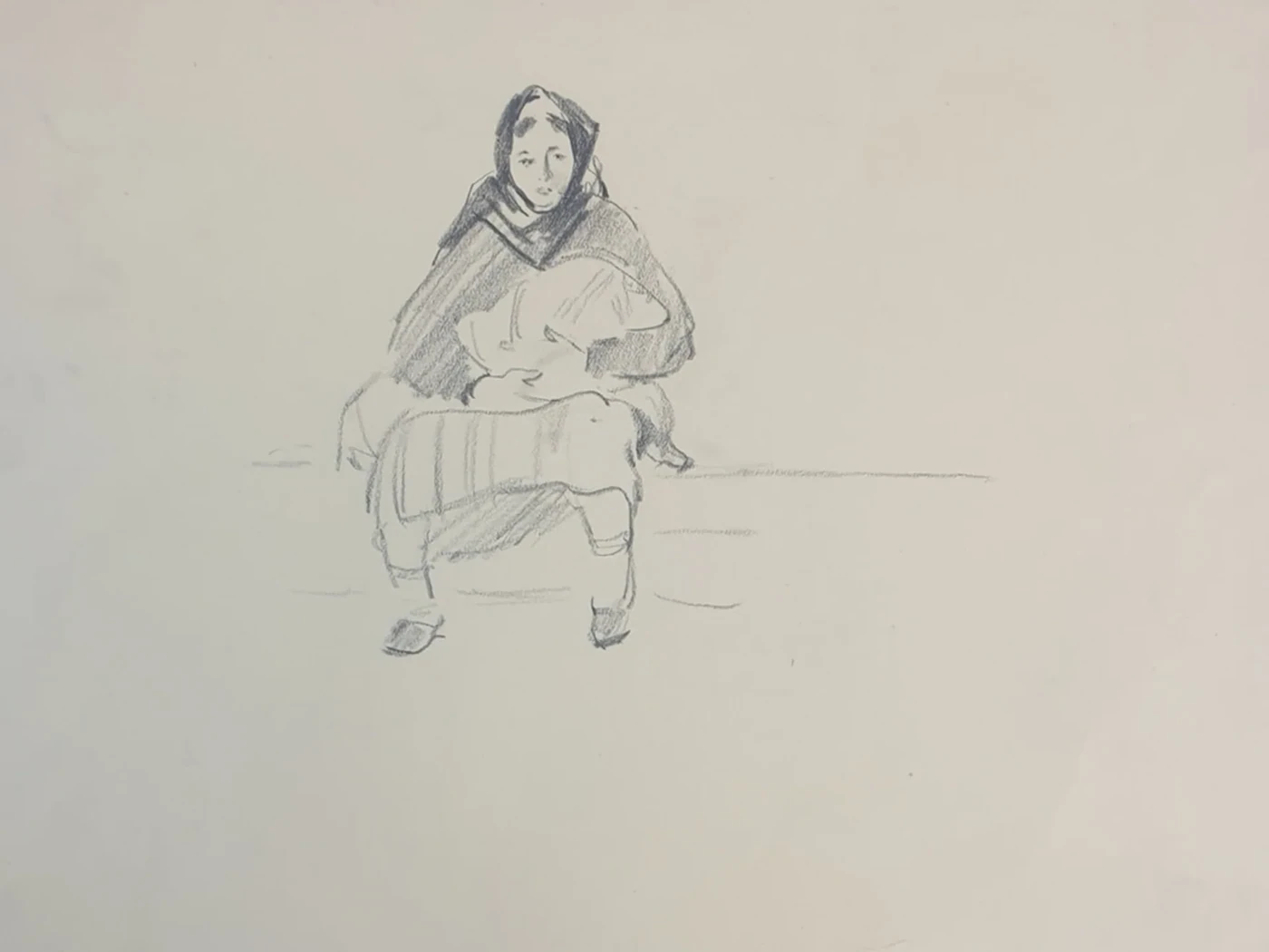 lot 263. «Женщина с ребенком»