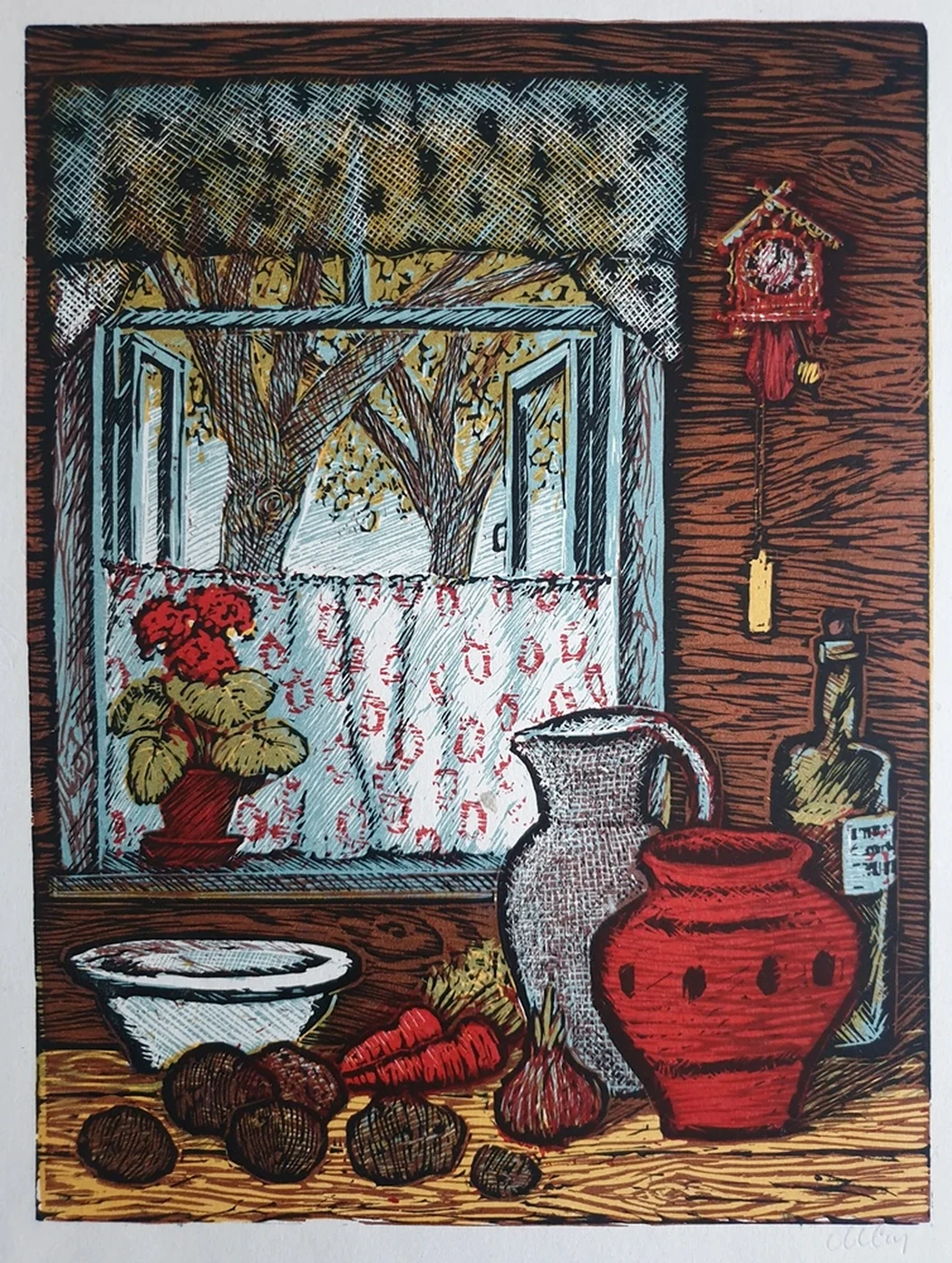 lot 32. «Деревенский натюрморт»
