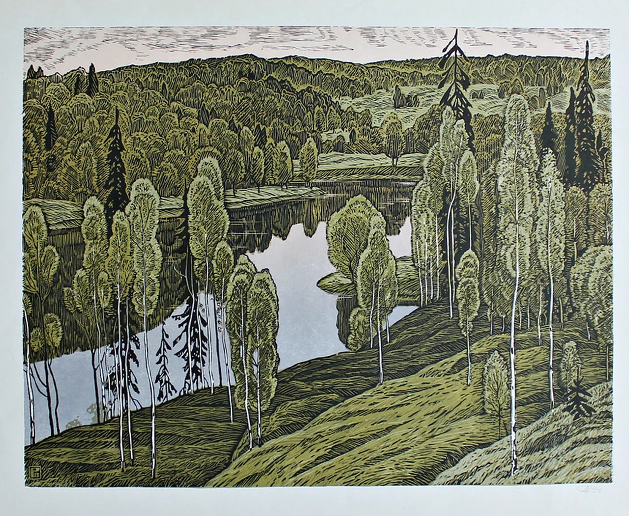 lot 129. «Российский пейзаж»