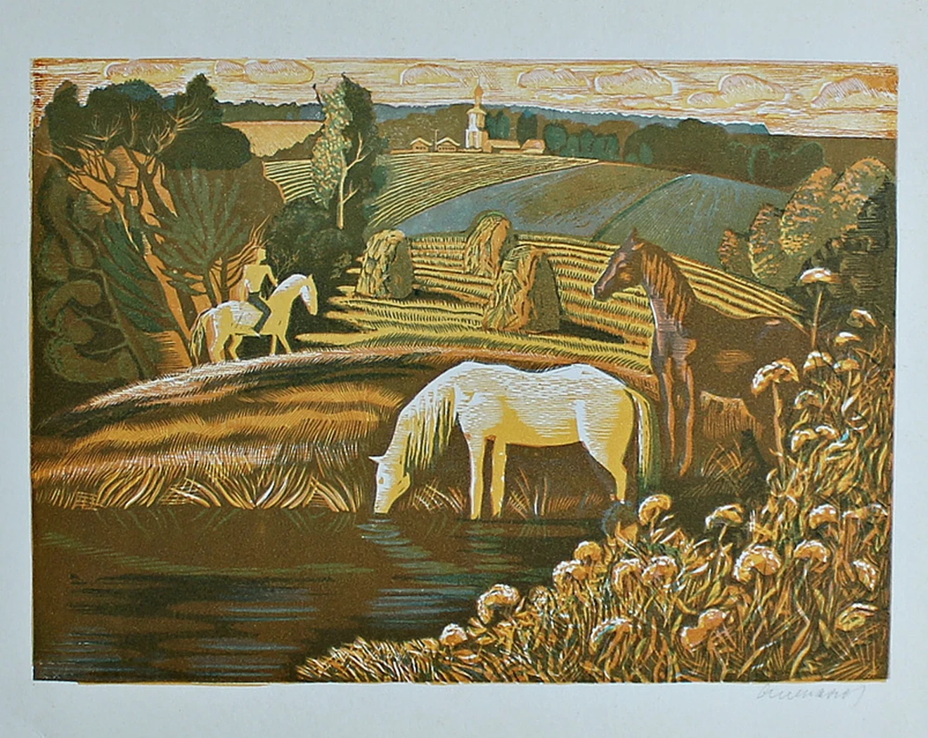 lot 141. «У водопоя»