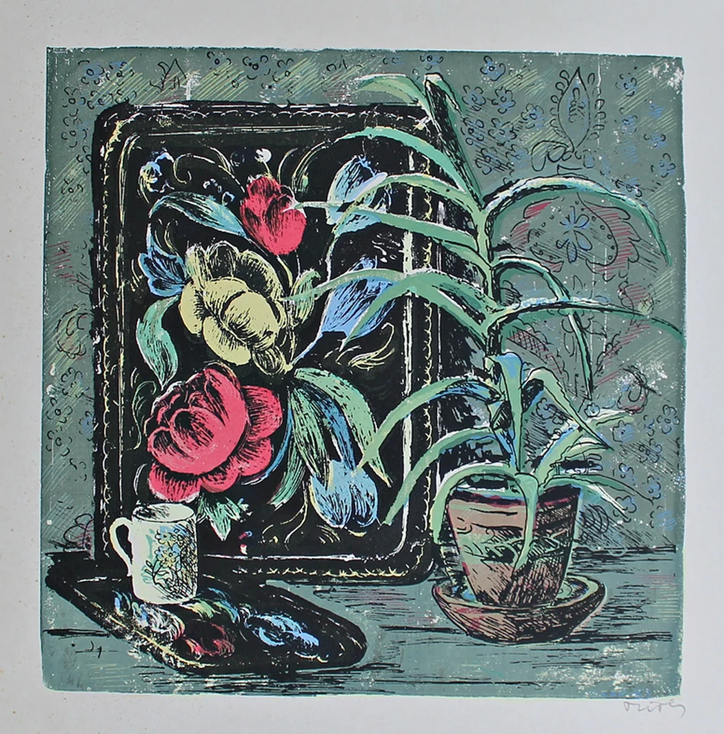 lot 144. «Натюрморт с подносом»