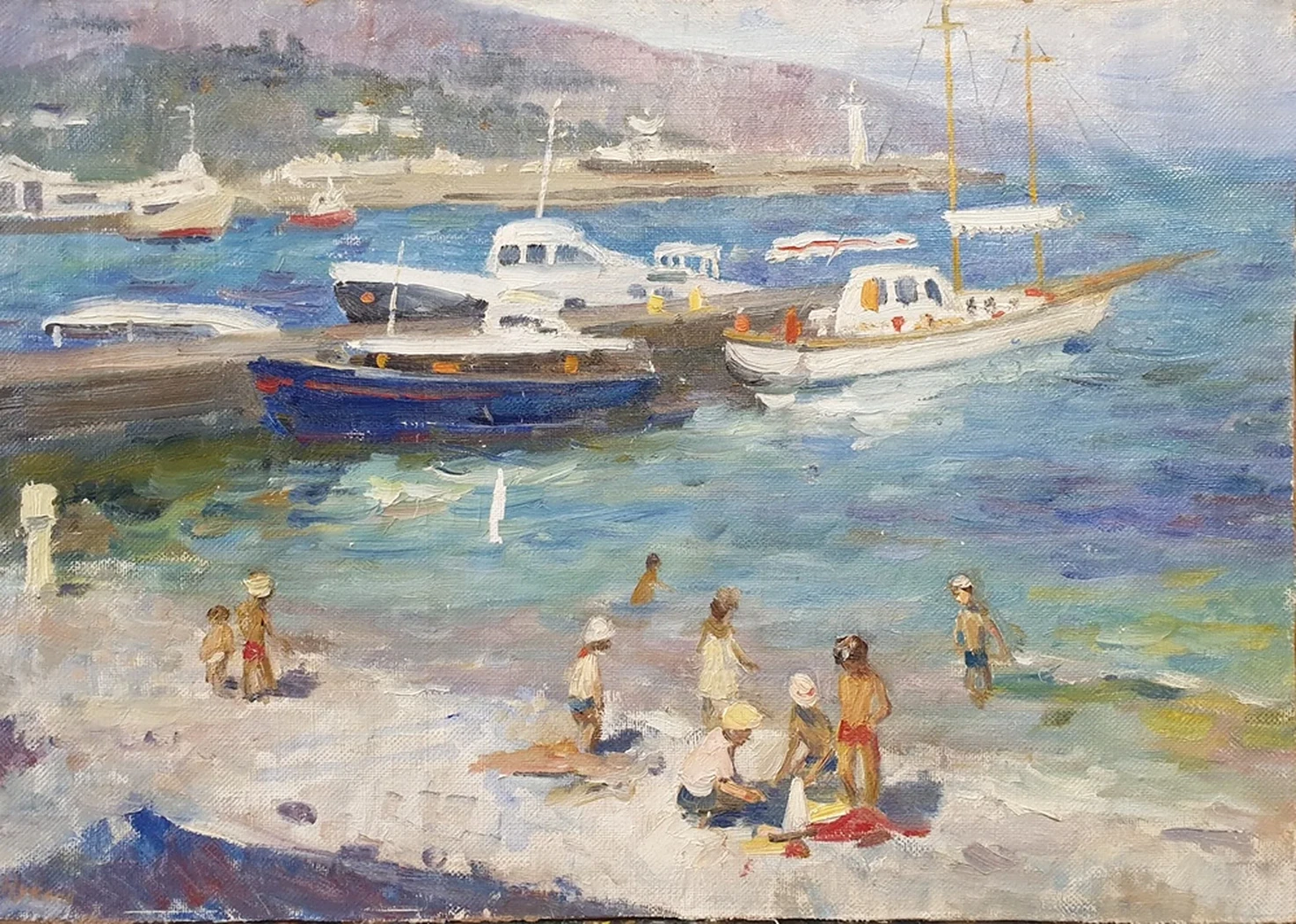lot 161. «Причал в Ялте»