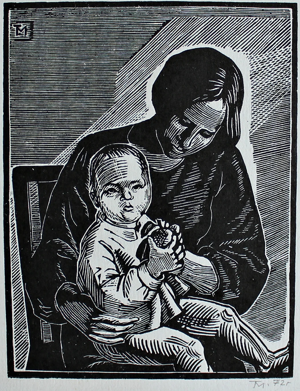 lot 175. «Мать и дитя»