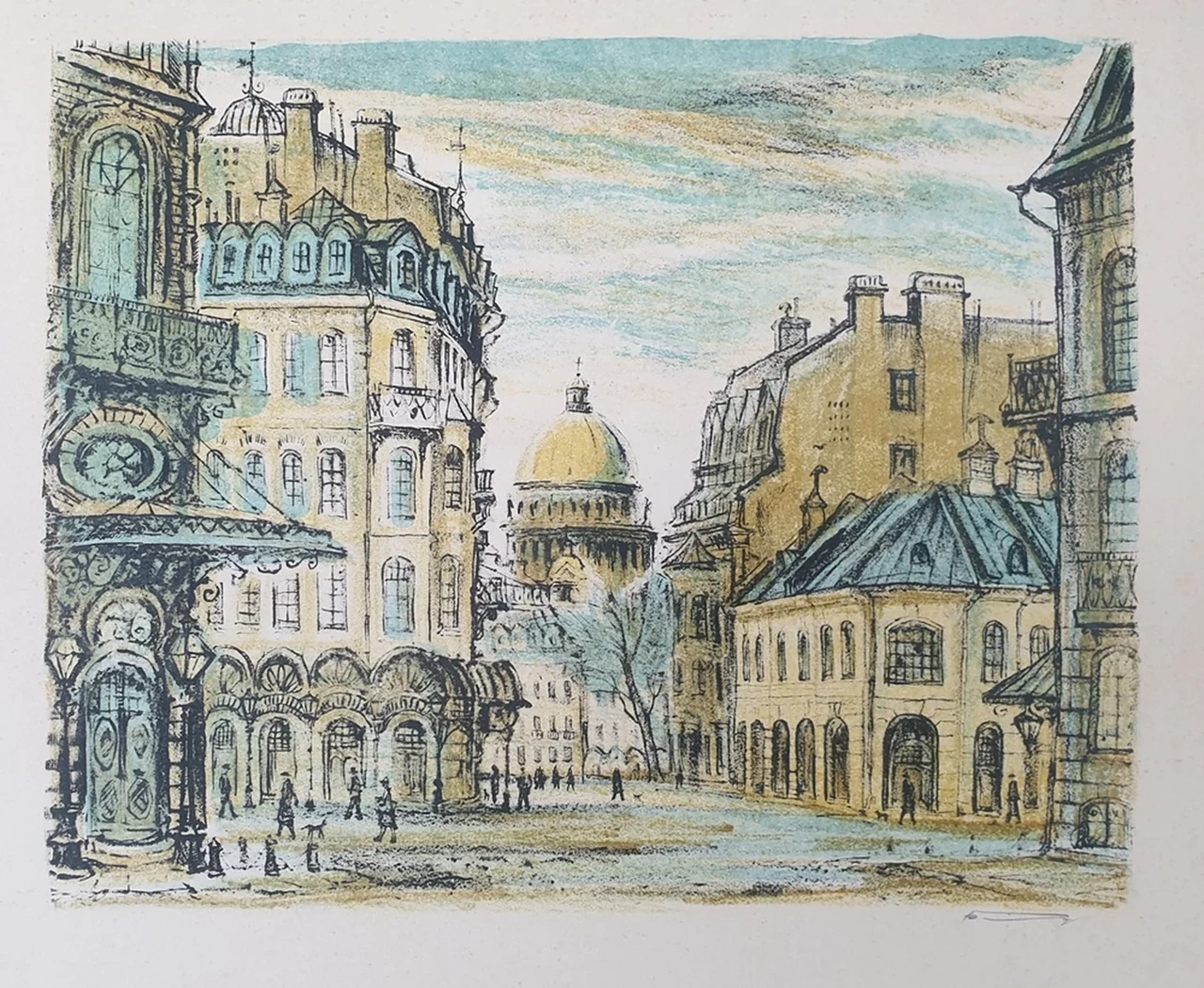 lot 190. «Осень на Подьяческой»