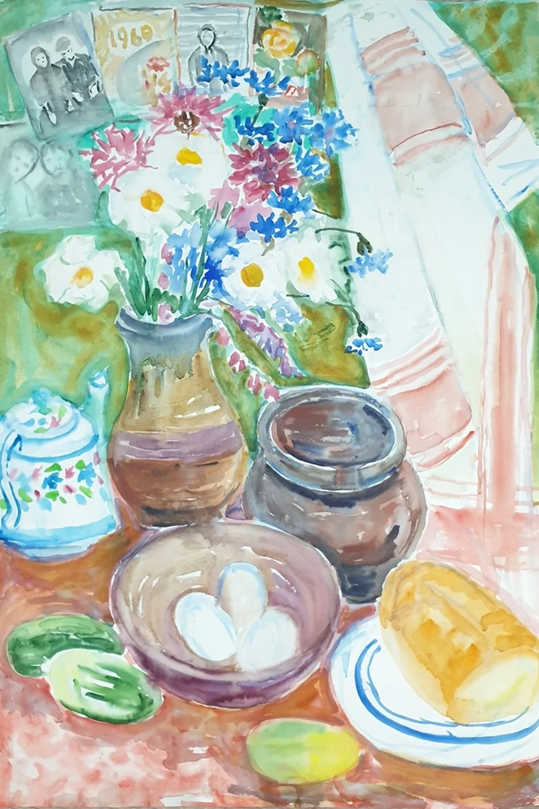 lot 251. «Натюрморт с полевыми цветами»