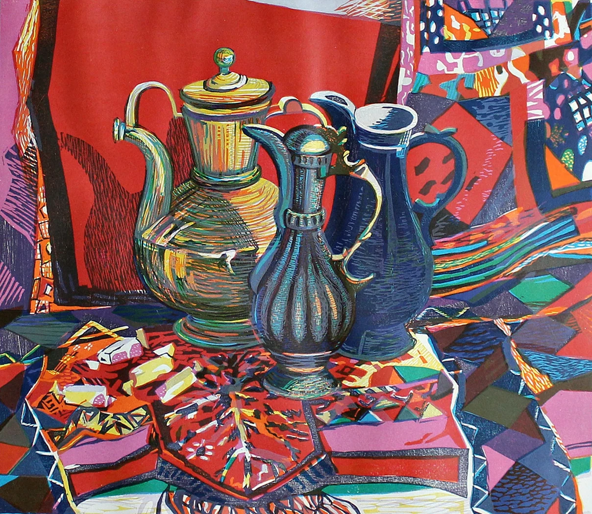 lot 65. «Натюрморт с восточными кувшинами»