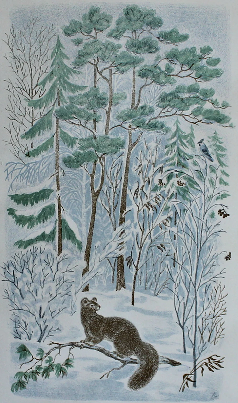 lot 73. «Пейзаж с соболем»