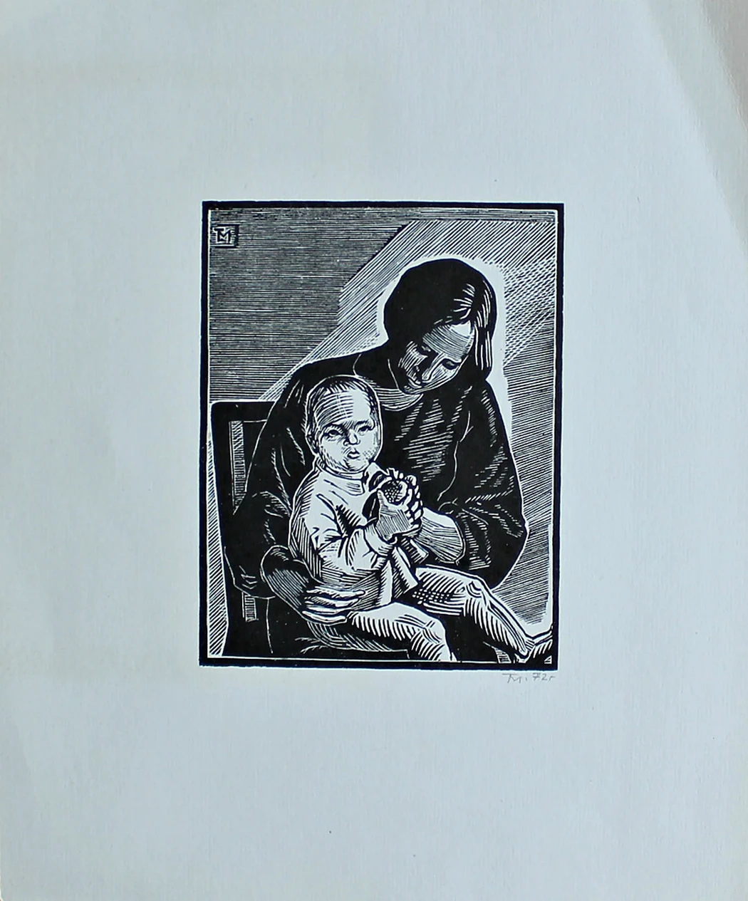 lot 175. «Мать и дитя»