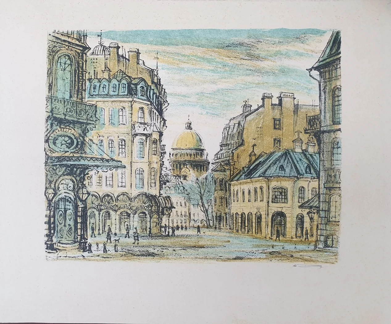 lot 190. «Осень на Подьяческой»