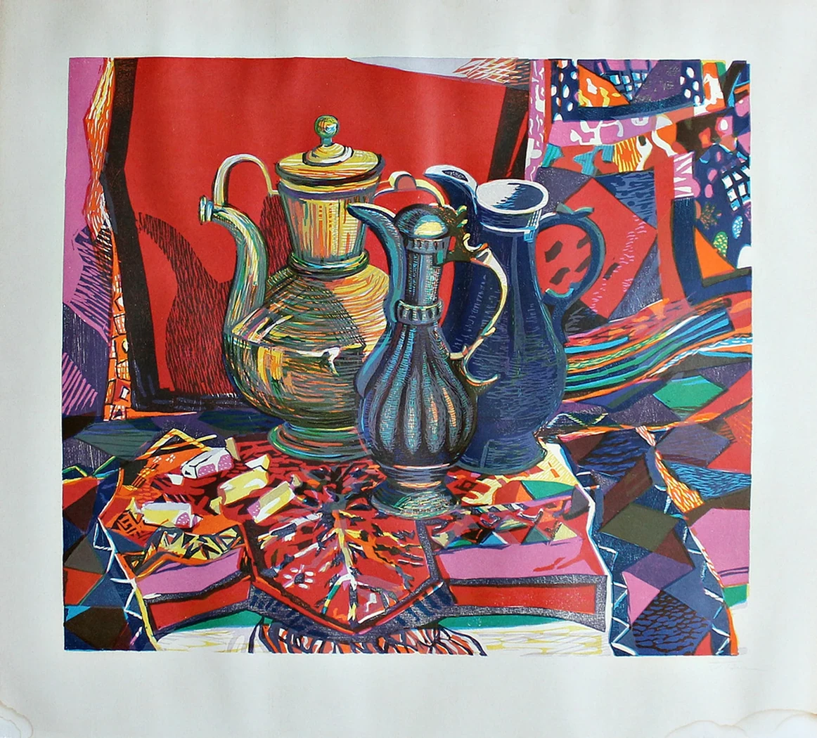 lot 65. «Натюрморт с восточными кувшинами»