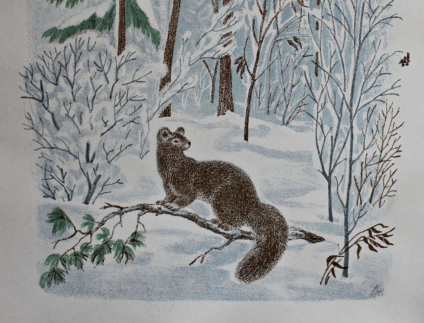 lot 73. «Пейзаж с соболем»