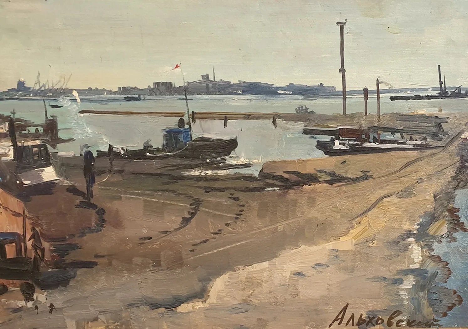 «Берега Лахты», Альховский Александр Давидович, художник, купить картину
