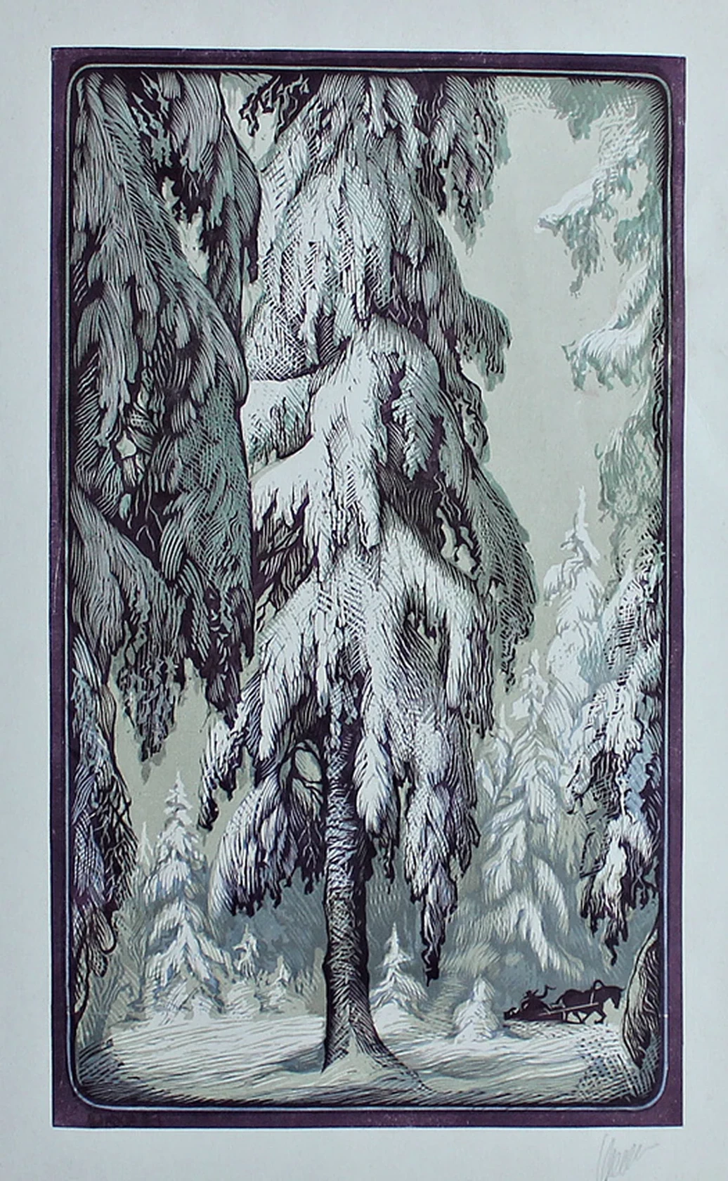 «Зимний лес»