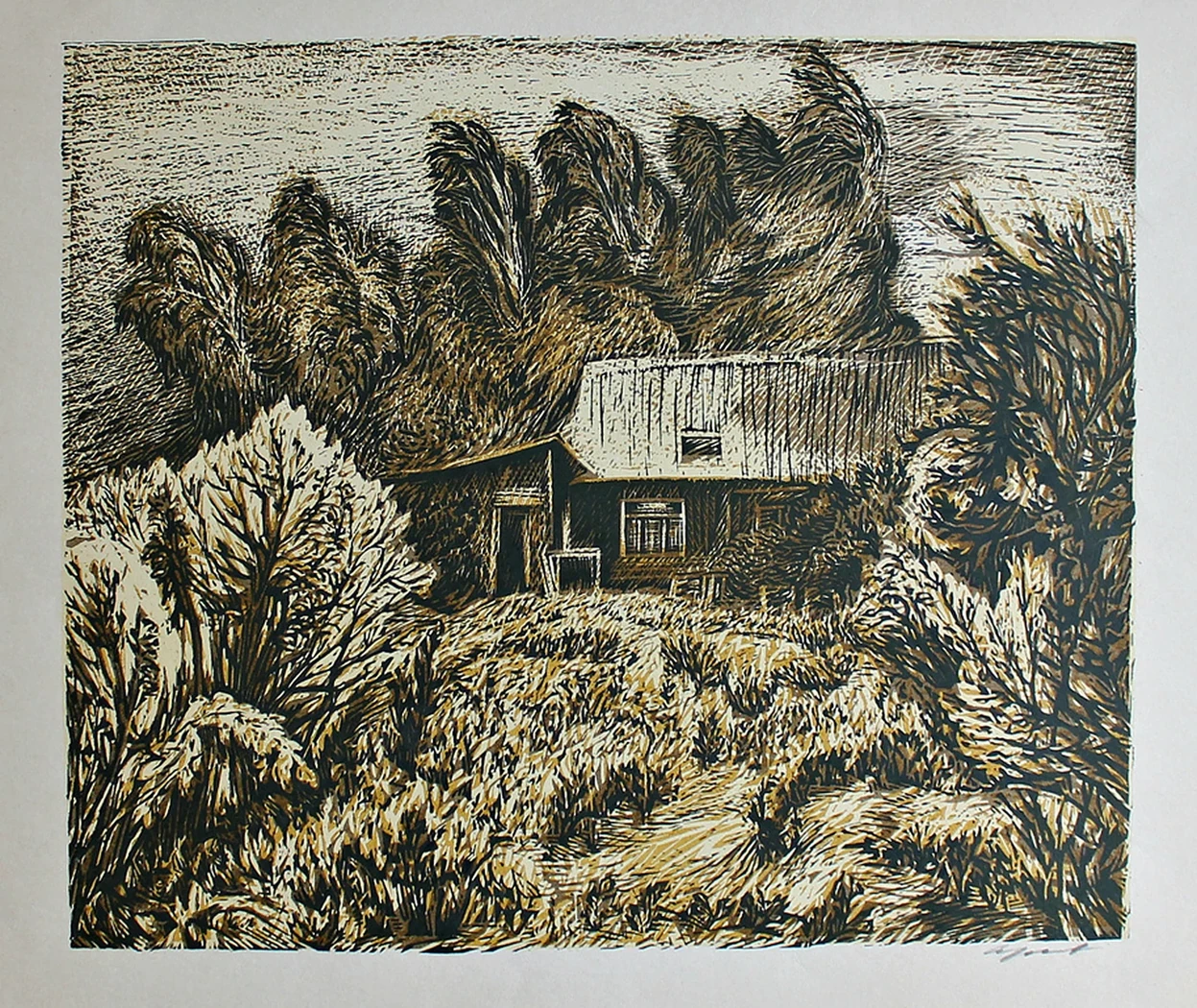 lot 210. «Ветренный день»