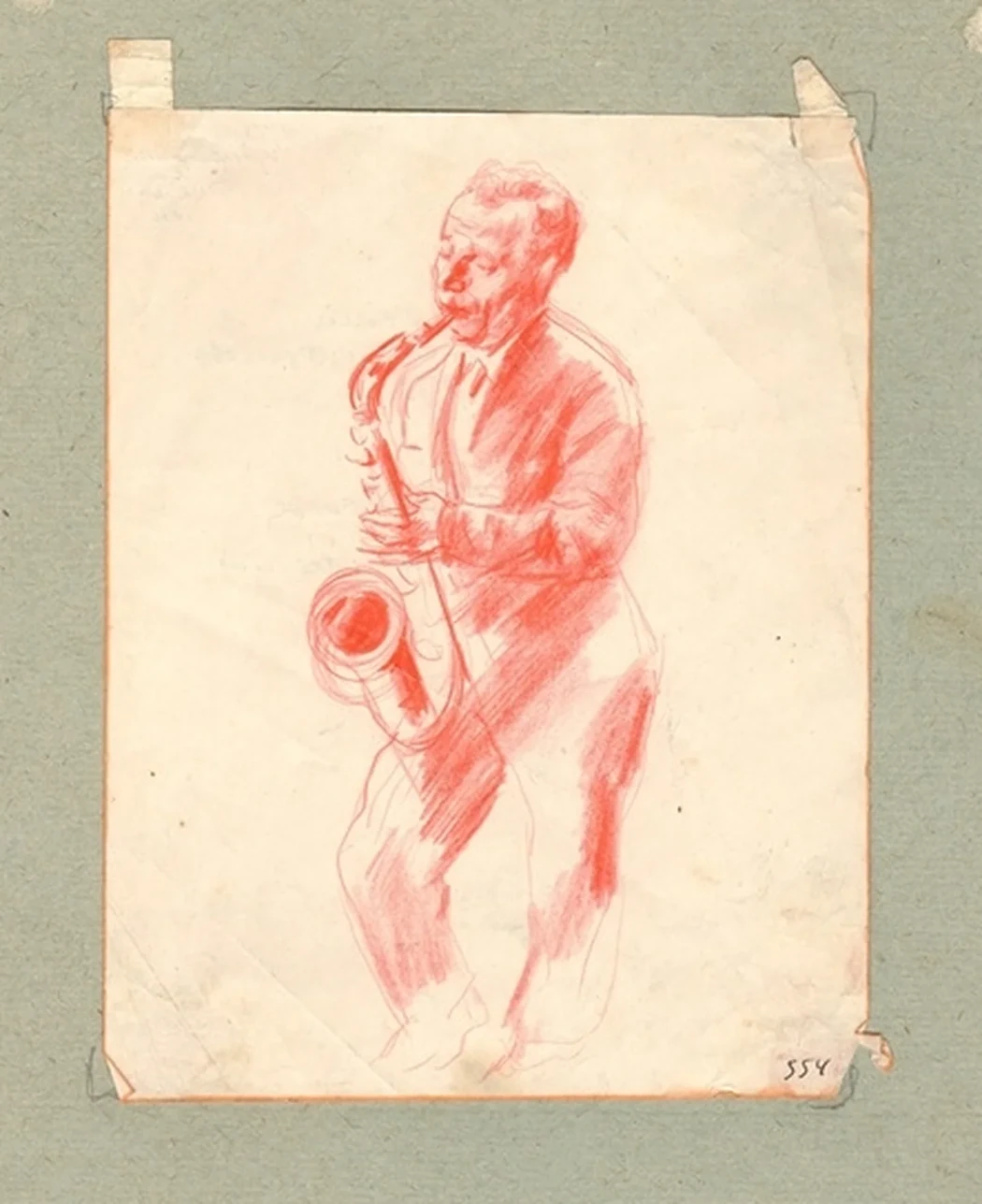 lot 57. «Джаз. Саксофонист»