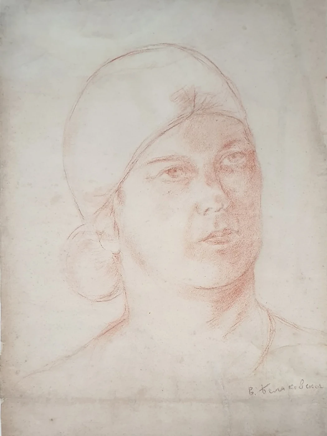 «Голова крестьянки», Белаковская Виктория Марковна, художник, купить картину